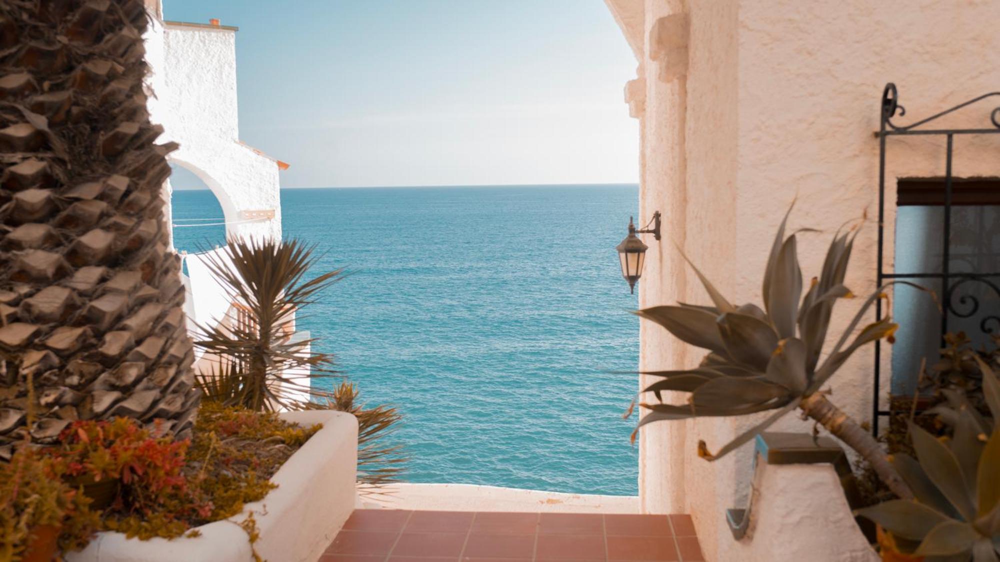 Apto 1ª Linea De Mar Con Vistas A Sitges Exterior foto